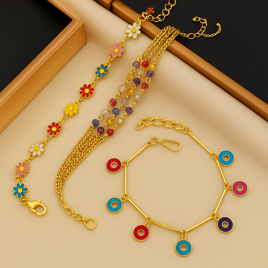 Women's Gold Plated Bracelets