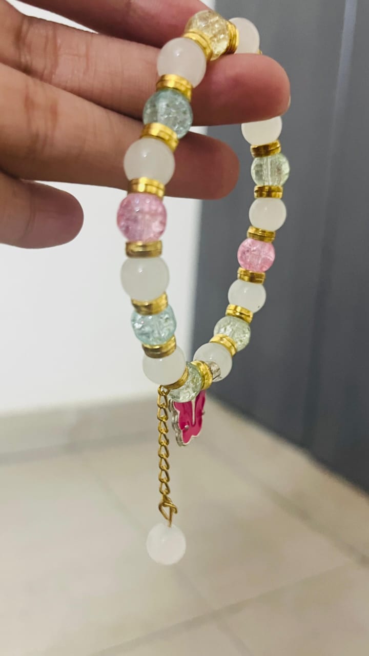 Two Pcs Panda And Star Charm Bracelet For women