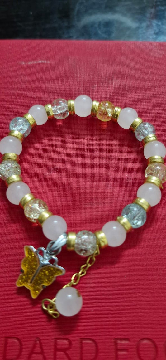 Two Pcs Panda And Star Charm Bracelet For women